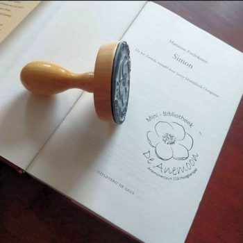 Stempel Mini-Bibliotheek De Anemoon
